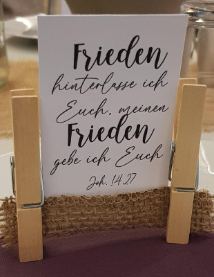 wir feiern den Frieden